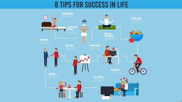 8 Tips for success in life: